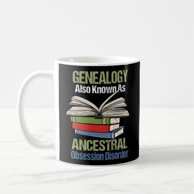 Genealogy Ancestry For Genealogist Students Coffee Mug (Left)