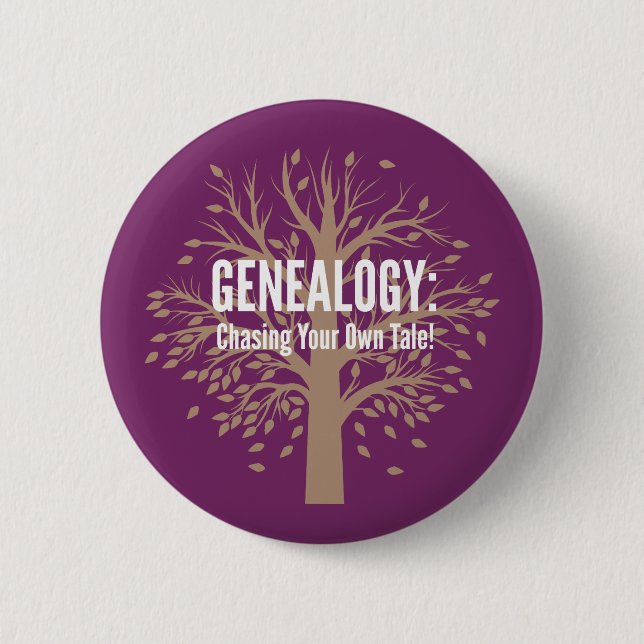 Genealogy Button (Purple) (Front)