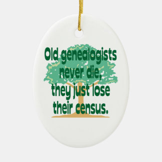 Genealogy Census Ornament
