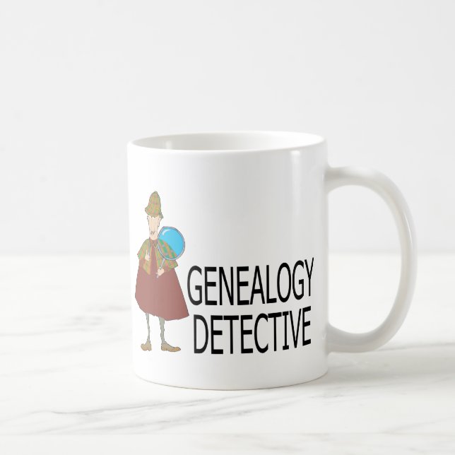 Genealogy Detective Coffee Mug (Right)