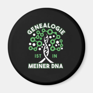 Genealogy DNA Tree Genealogy Family Historian Gift Magnet