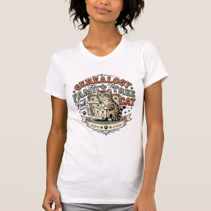Genealogy Family Tree Cat Genealogy Family Tree Ca T-Shirt