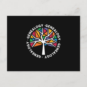 Genealogy Genealogists Family Historian Gift Postcard