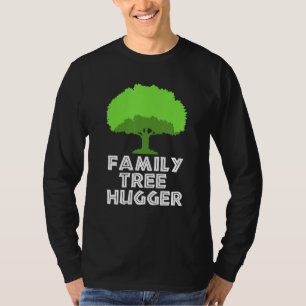 Genealogy History Genealogist Family Tree Hugger T-Shirt
