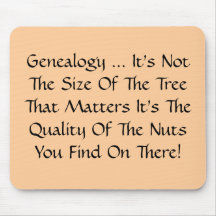 Genealogy It's not the size of the tree mousepad