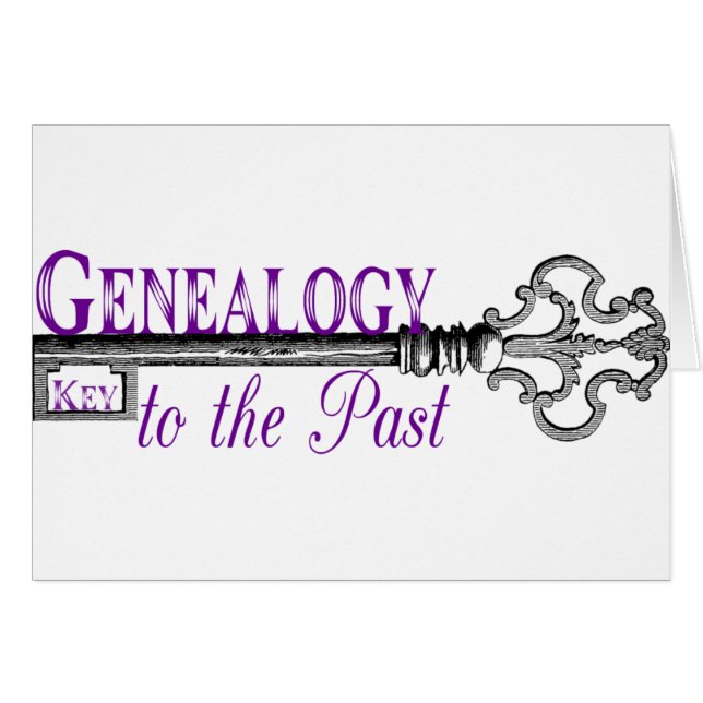 Genealogy Key to Past (Front Horizontal)