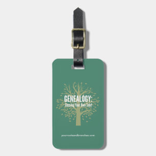 Genealogy Luggage Tags (Green)