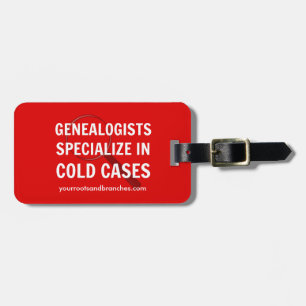 Genealogy Luggage Tags (Red)