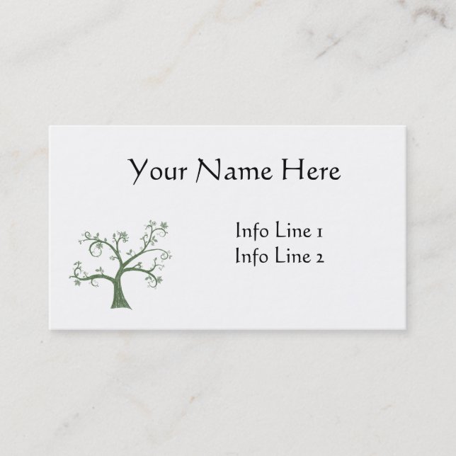Genealogy Profile Card Template (Front)