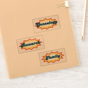 Genealogy, Research, Family, comic book pop design