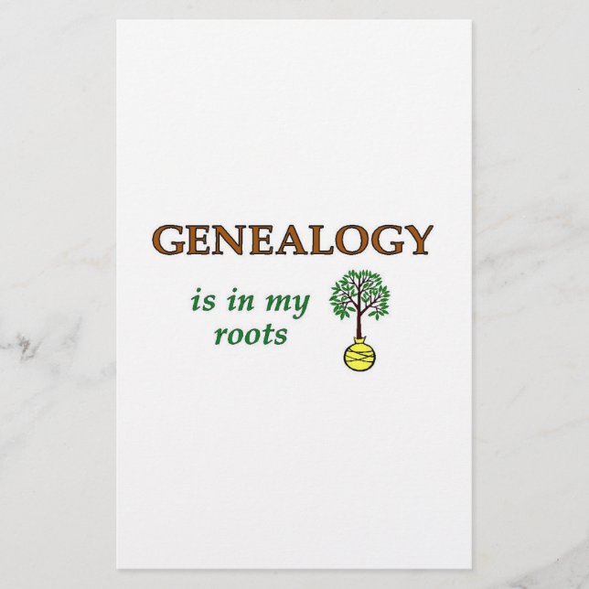 Genealogy Roots Flyer (Front)