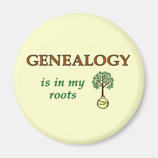 Genealogy Roots Magnet