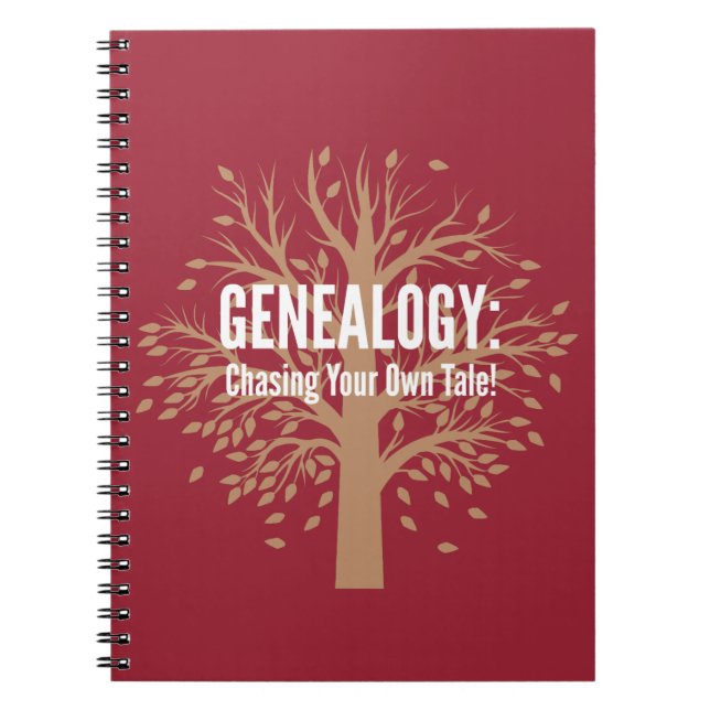 Genealogy Spiral Bound Notebook (Front)