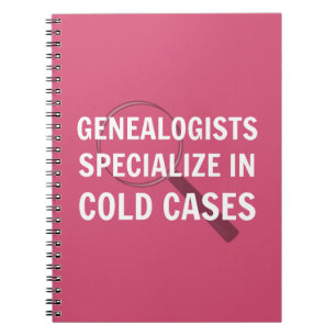 Genealogy Spiral Bound Notebook (Pink)