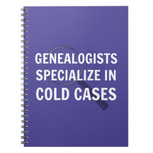 Genealogy Spiral Bound Notebook (Purple)