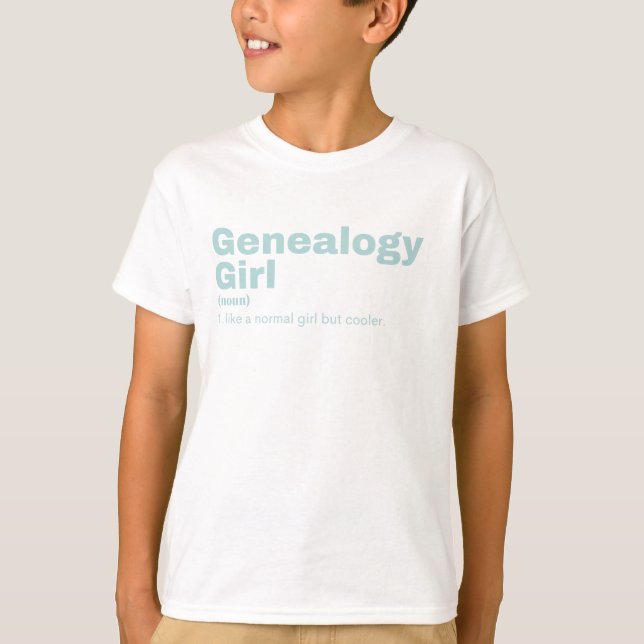 - Genealogy T-Shirt (Front)