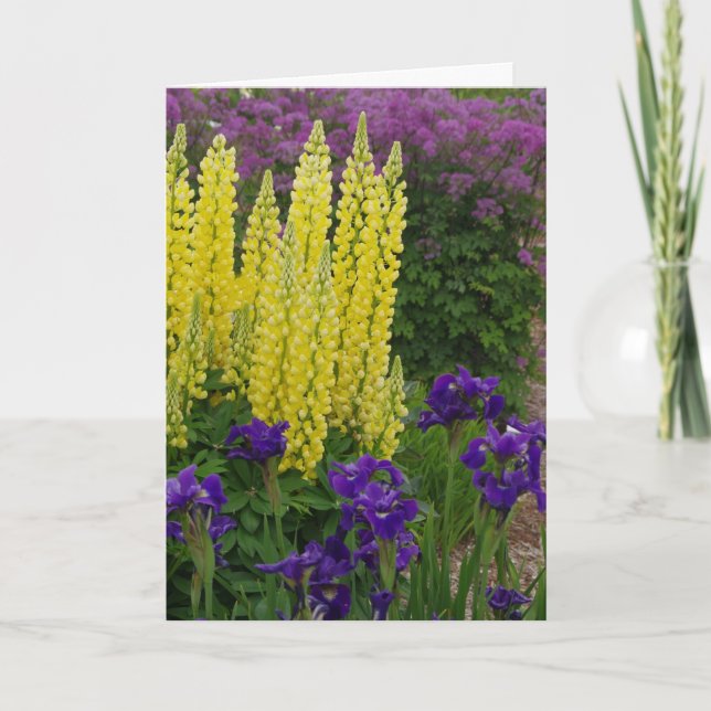 General Birthday Flower Card (Front)