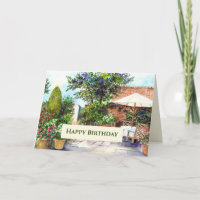 General Birthday Terrace of The Manor House  Card