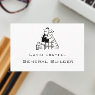 General Builder with Illustration Business Card