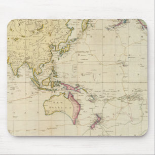 General chart historical map mouse pad