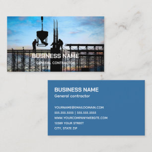 General Contractor Business Card