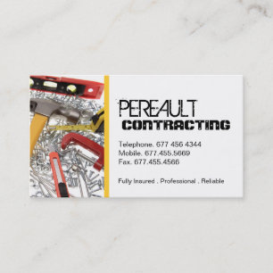 GENERAL CONTRACTOR BUSINESS CARD