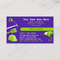 General Contractor HandyMan Do It All Template Bus