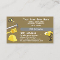 General Contractor HandyMan Do It All Template Bus