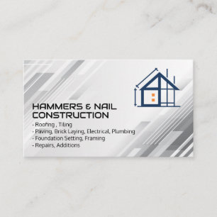 General Contractor   Home Construction   Builder Business Card