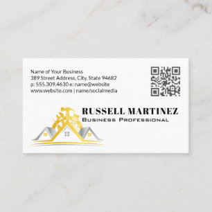 General Contractor   Home Renovations Business Card
