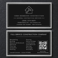 General Contractor QR Code Industrial Metal