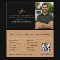 General Contractor Wood Photo QR Code