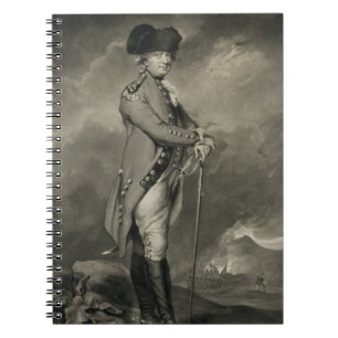 General Cornwallis (1738-1805) engraved by John Jo Spiral Notebook