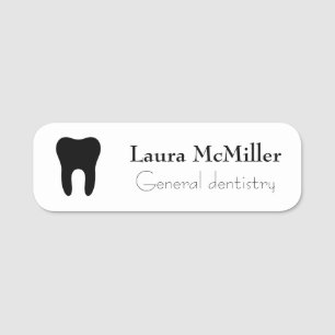 General Dentist Employee Name Logo Name Tag