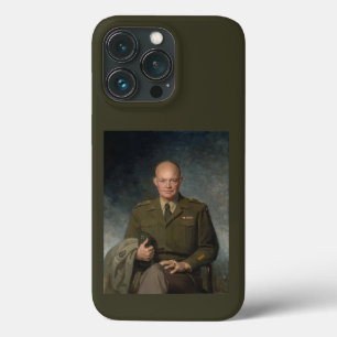 General Dwight Eisenhower 5 Star Painted Portrait iPhone 13 Pro Case