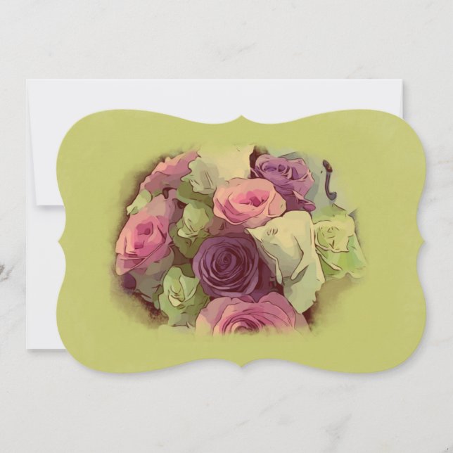 General floral card (Front)