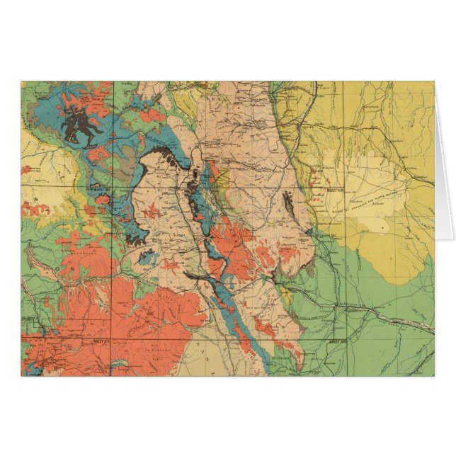 General Geological Map of Colorado (Front Horizontal)