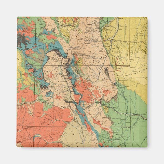 General Geological Map of Colorado Magnet (Front)