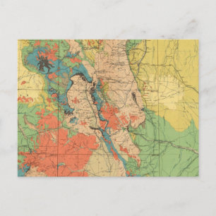 General Geological Map of Colorado Postcard