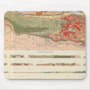 General Geological Map of the Marquette District Mouse Pad