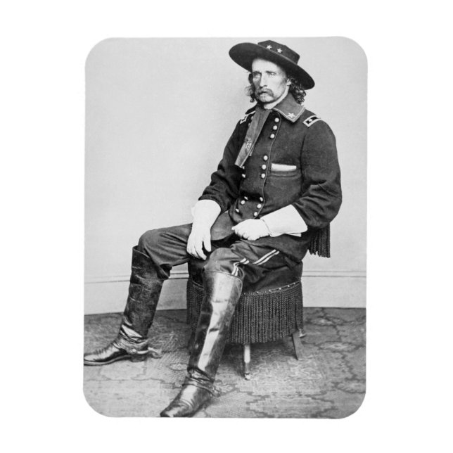 General George A. Custer (b/w photo) Magnet (Vertical)