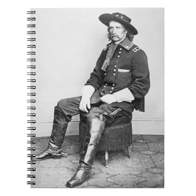 General George A. Custer (b/w photo) Notebook (Front)