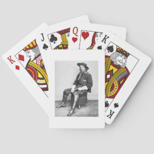 General George A. Custer (b/w photo) Playing Cards
