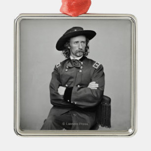 General George Custer 1 Metal Tree Decoration