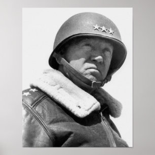 General George Patton -- WW2 Poster