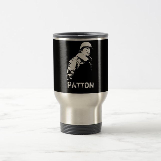 General George S. Patton Jr. Travel Mug (Center)