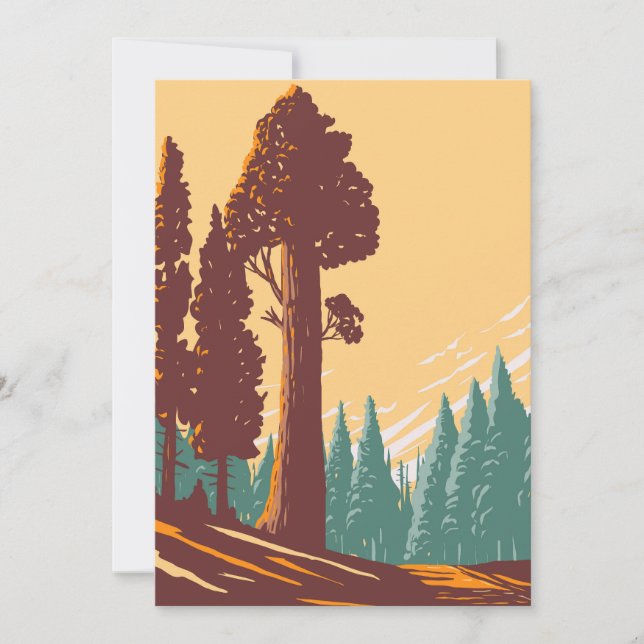 General Grant Tree Trail Thank You Card (Front)
