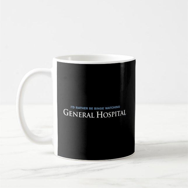 General Hospital Binge Watching Coffee Mug (Left)