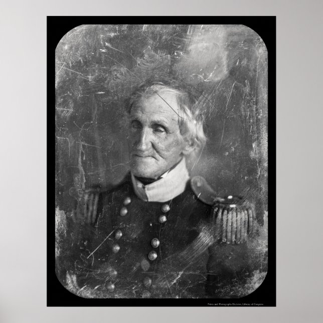 General Hugh Brady Daguerreotype 1845 Poster (Front)