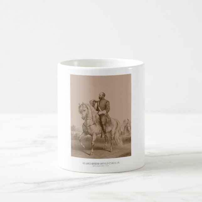General James Garfield -- Civil War Coffee Mug (Center)